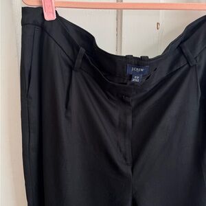 J.Crew Factory Wide-leg Pleated Twill Trouser Pant